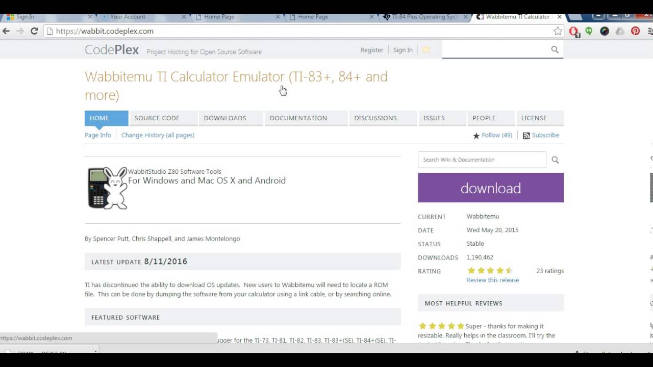 ti 84 emulator software free